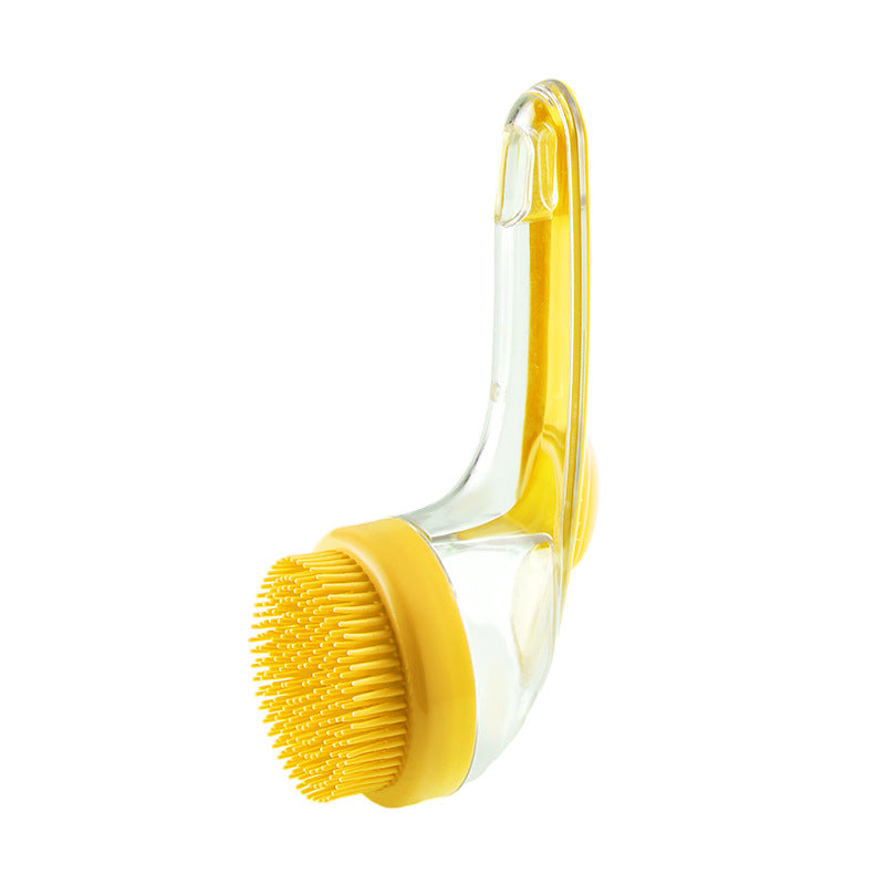 ✨2026 New 2-in-1 Pet Bath & Grooming Brush | Built-in Soap Dispenser | 8in×3in×4in | Gentle Massage Deshedding Tool for Dogs & Cats, Boost Blood Circulation & Enhance Hair Care