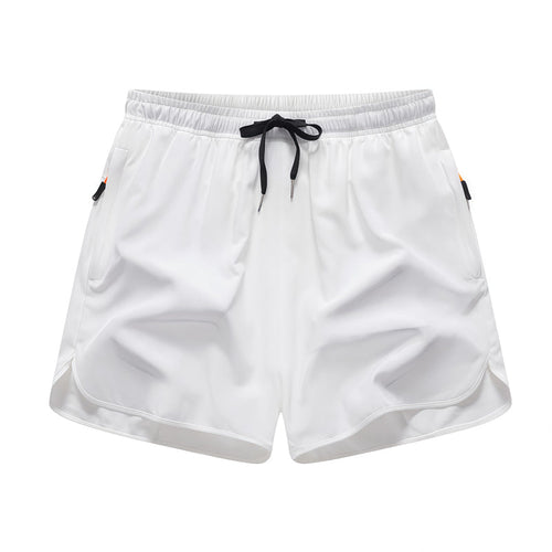 Men's Summer Lightweight Breathable Quick-Dry Beach Shorts with Drawstring & Zipper Pockets, Casual Daily Wear, Ideal Gift for Him, Quick-Dry Tropical Style Swim Trunks