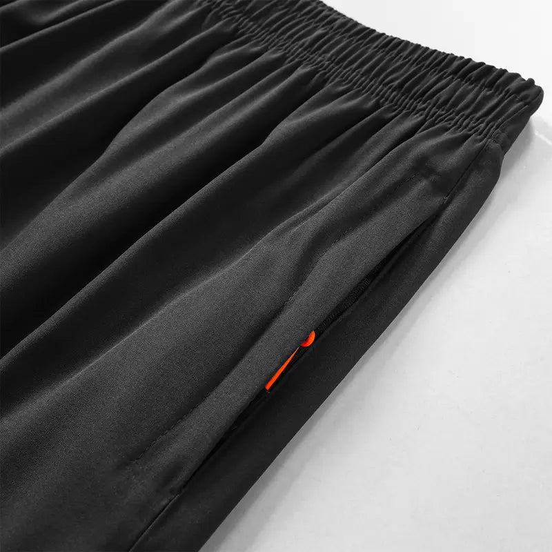 Men's Summer Lightweight Breathable Quick-Dry Beach Shorts with Drawstring & Zipper Pockets, Casual Daily Wear, Ideal Gift for Him, Quick-Dry Tropical Style Swim Trunks
