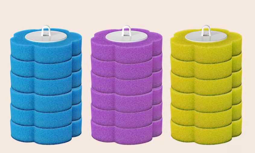 🚽 Disposable Toilet Brush Set ✨ Wall Mount Sanitary Cleaner With Preloaded Refill Heads | Limited Time Big Discount