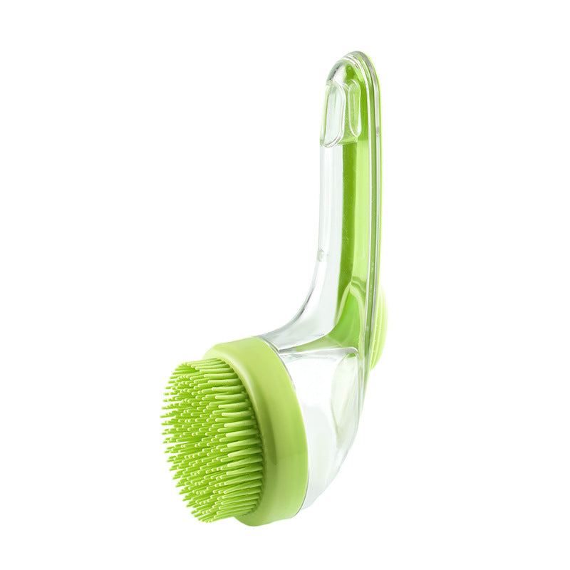 ✨2026 New 2-in-1 Pet Bath & Grooming Brush | Built-in Soap Dispenser | 8in×3in×4in | Gentle Massage Deshedding Tool for Dogs & Cats, Boost Blood Circulation & Enhance Hair Care