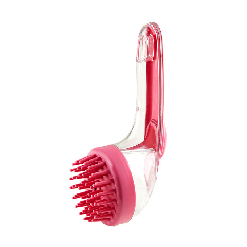 ✨2026 New 2-in-1 Pet Bath & Grooming Brush | Built-in Soap Dispenser | 8in×3in×4in | Gentle Massage Deshedding Tool for Dogs & Cats, Boost Blood Circulation & Enhance Hair Care