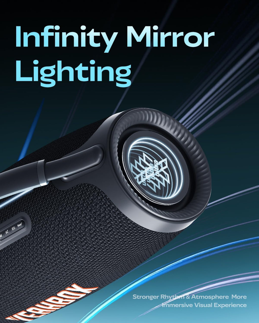500W Party Speaker with 2 Mics