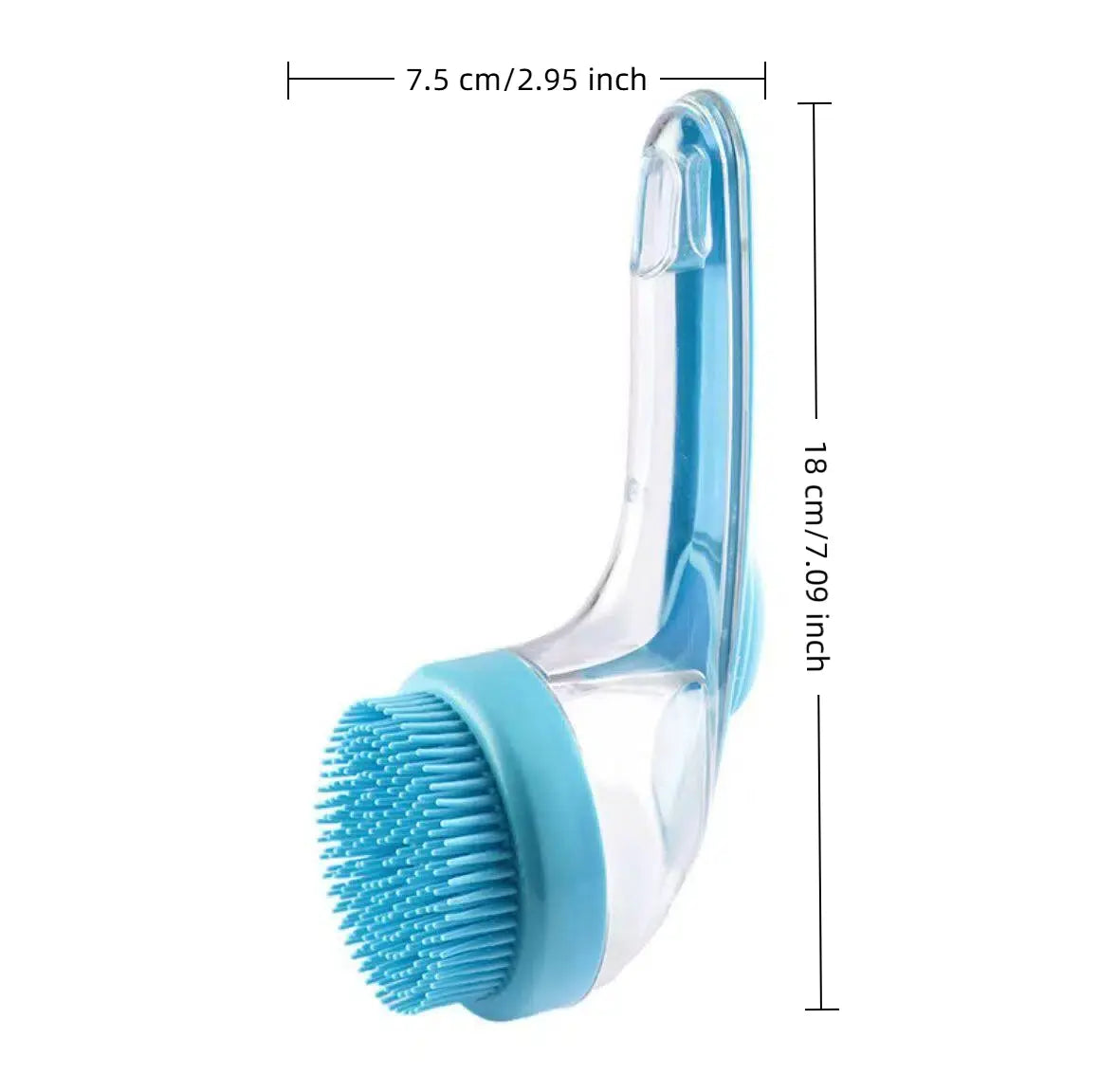 ✨2026 New 2-in-1 Pet Bath & Grooming Brush | Built-in Soap Dispenser | 8in×3in×4in | Gentle Massage Deshedding Tool for Dogs & Cats, Boost Blood Circulation & Enhance Hair Care